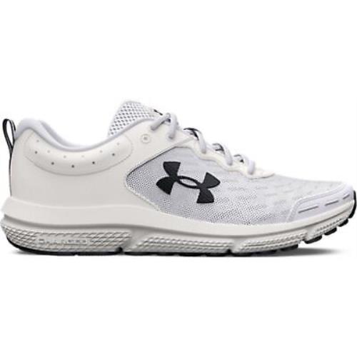 Under Armour Men`s UA Charged Assert 10 Running Shoes White/black/black - 302617