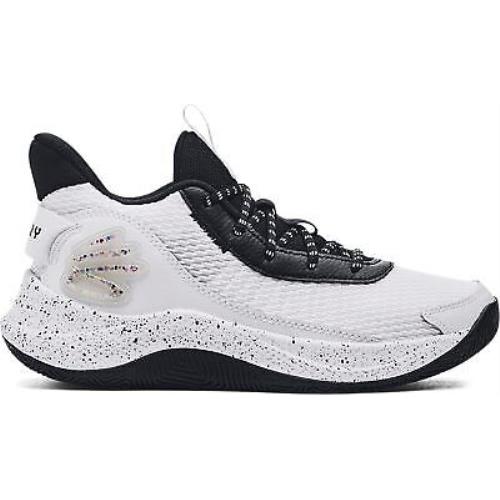 Under Armour Unisex Curry 3Z7 Basketball Shoes White/white/black - 3026622-101