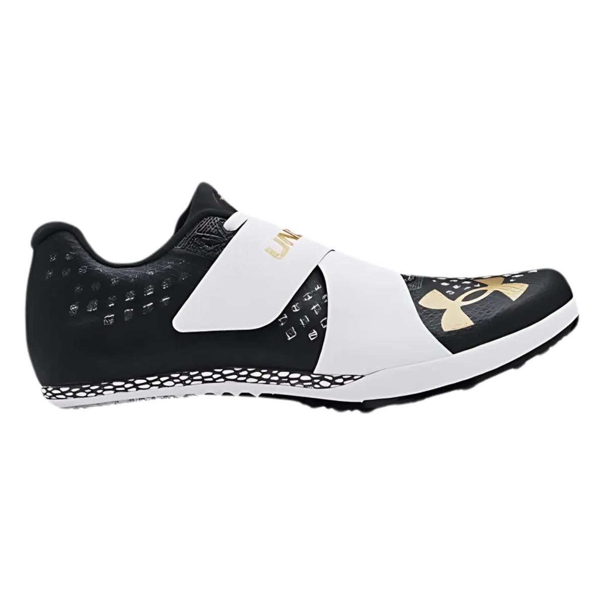 Under Armour Hovr Skyline TJ Adult Men`s Track Running Spikes Jet Gray/White/Metallic Victory Gold