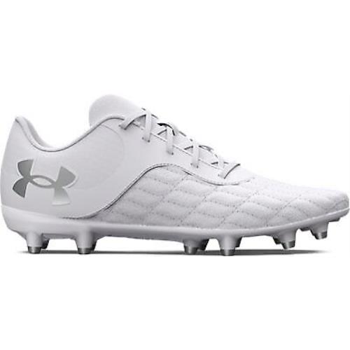 Under Armour Unisex Kids` UA Magnetico Select Jr 3.0 FG Soccer Cleats White/whit