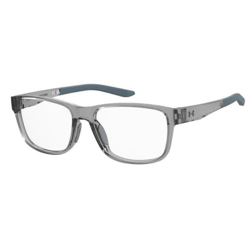 Under Armour UA 5080 63M Crystal Grey Rectangular Men`s Eyeglasses