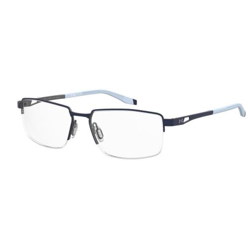 Under Armour UA 5078/G Ipq Matte Black Rectangular Men`s Eyeglasses