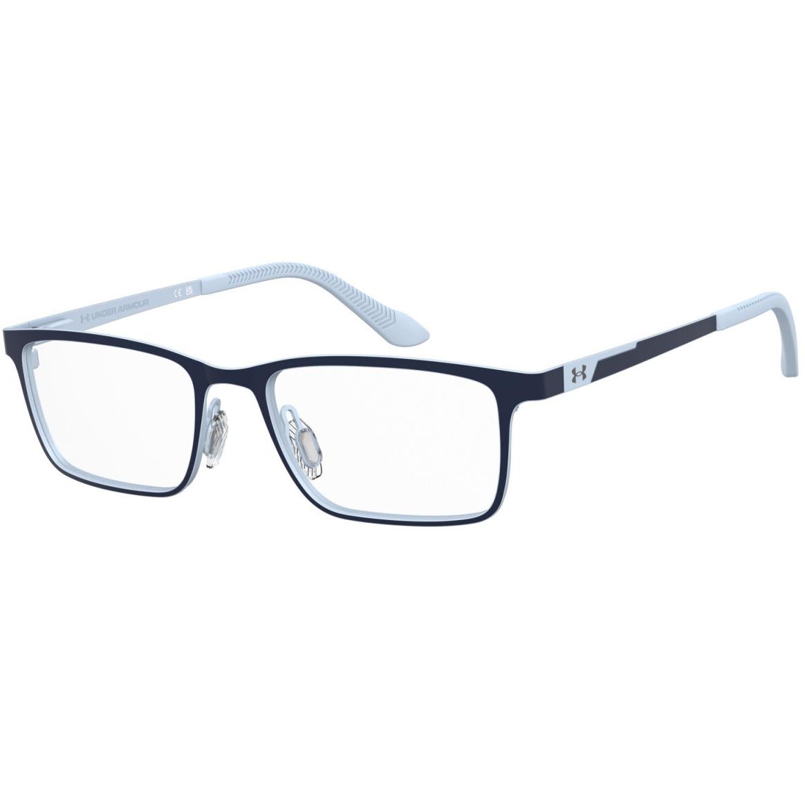 Under Armour UA 9015 2RR Blue Multicolor Rectangular Junior Boy`s Eyeglasses