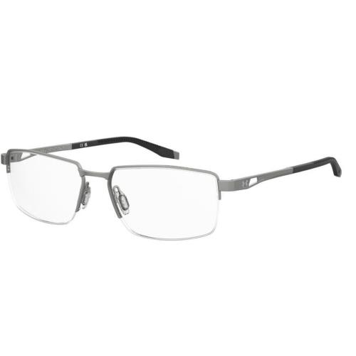 Under Armour UA 5078/G R81 Matte Ruthenium Rectangular Men`s Eyeglasses