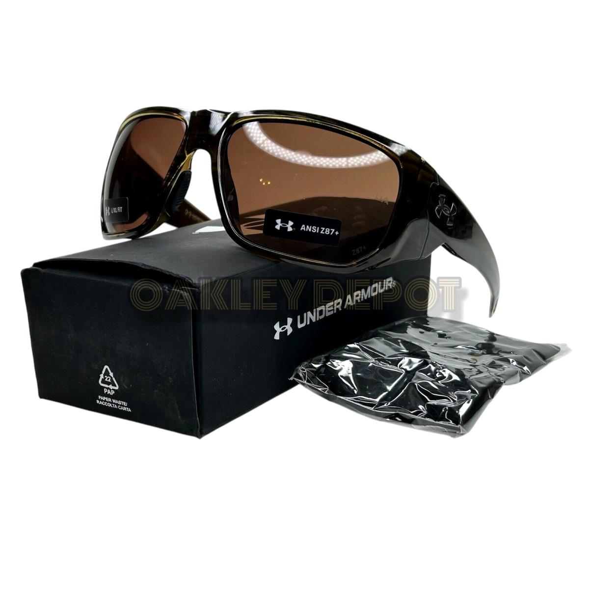 Under Armour UA Attack 2 Wood Brown/brown Ansi Z87 Sunglasses