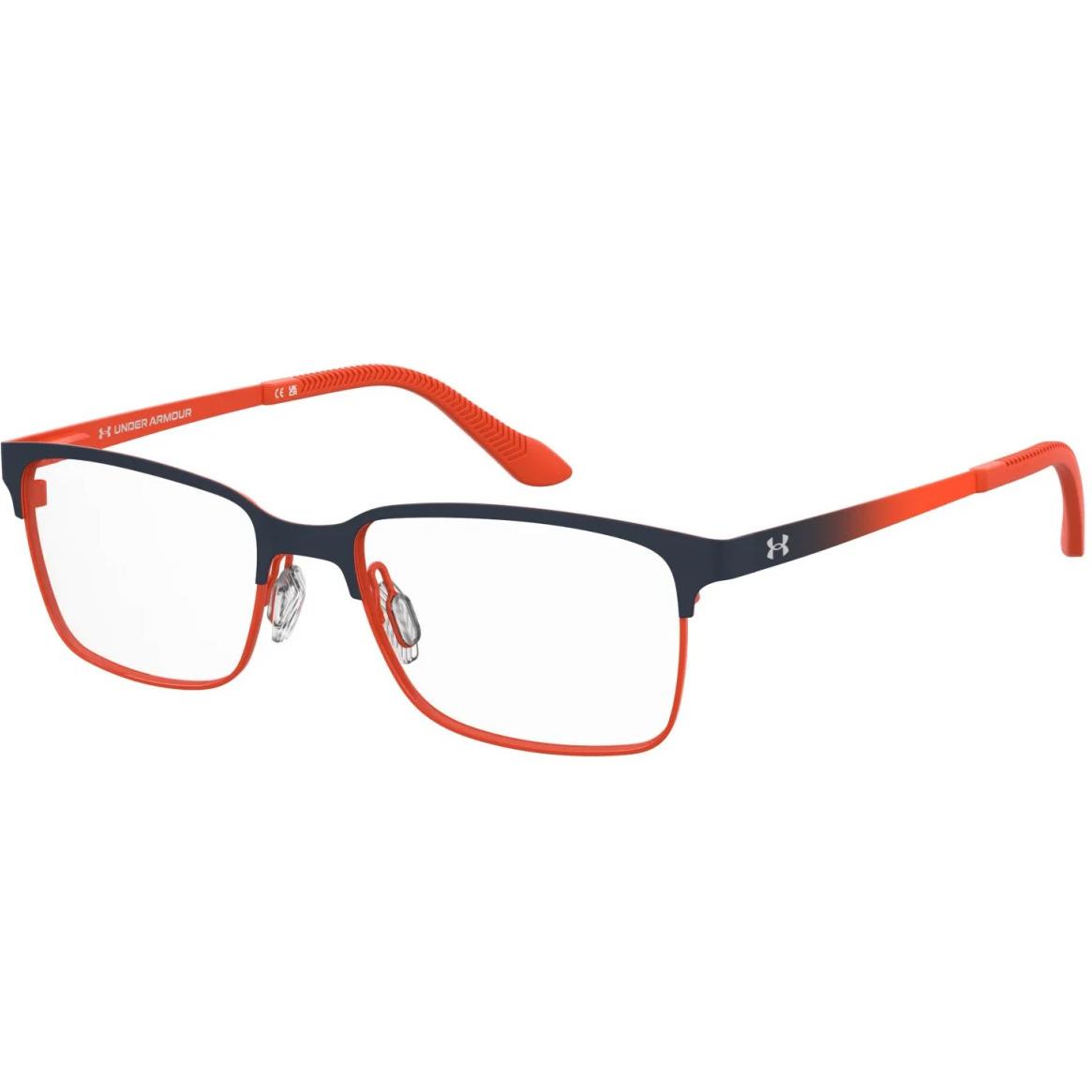 Under Armour UA 9016 Rtc Blue Orange Rectangular Junior Boy`s Eyeglasses