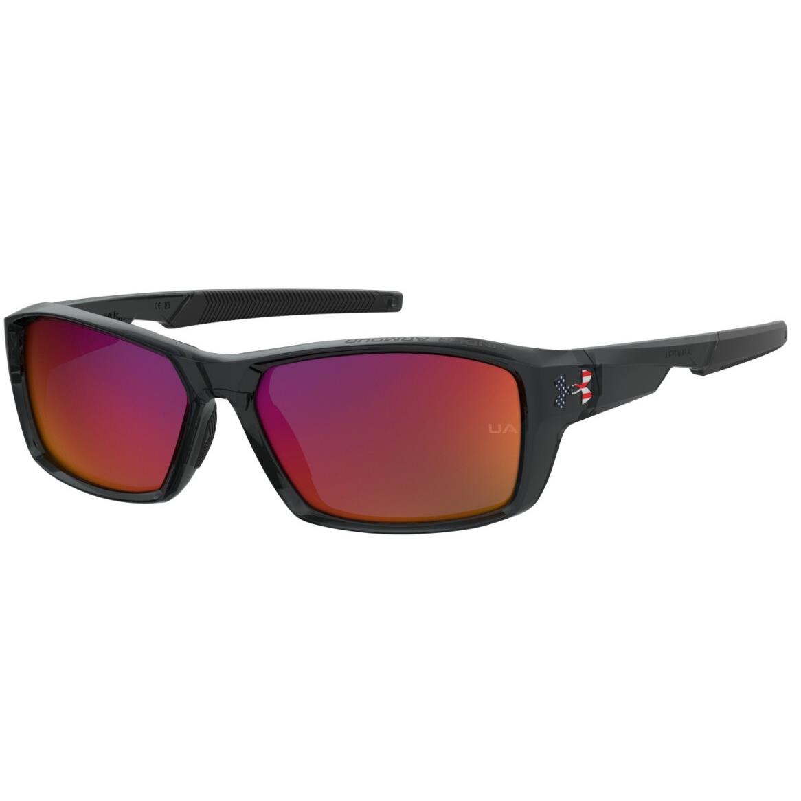 Under Armour UA Fanatical 7C5 Black Crystal/grey Infrared Men`s Sunglasses