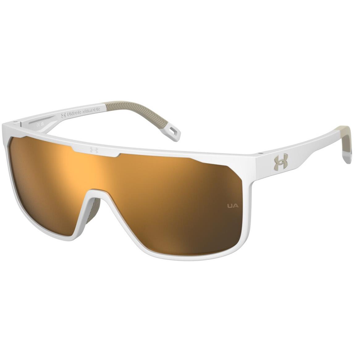 Under Armour UA Define/g 7JX VP Matte White Gold/gold Mirrored Men`s Sunglasses