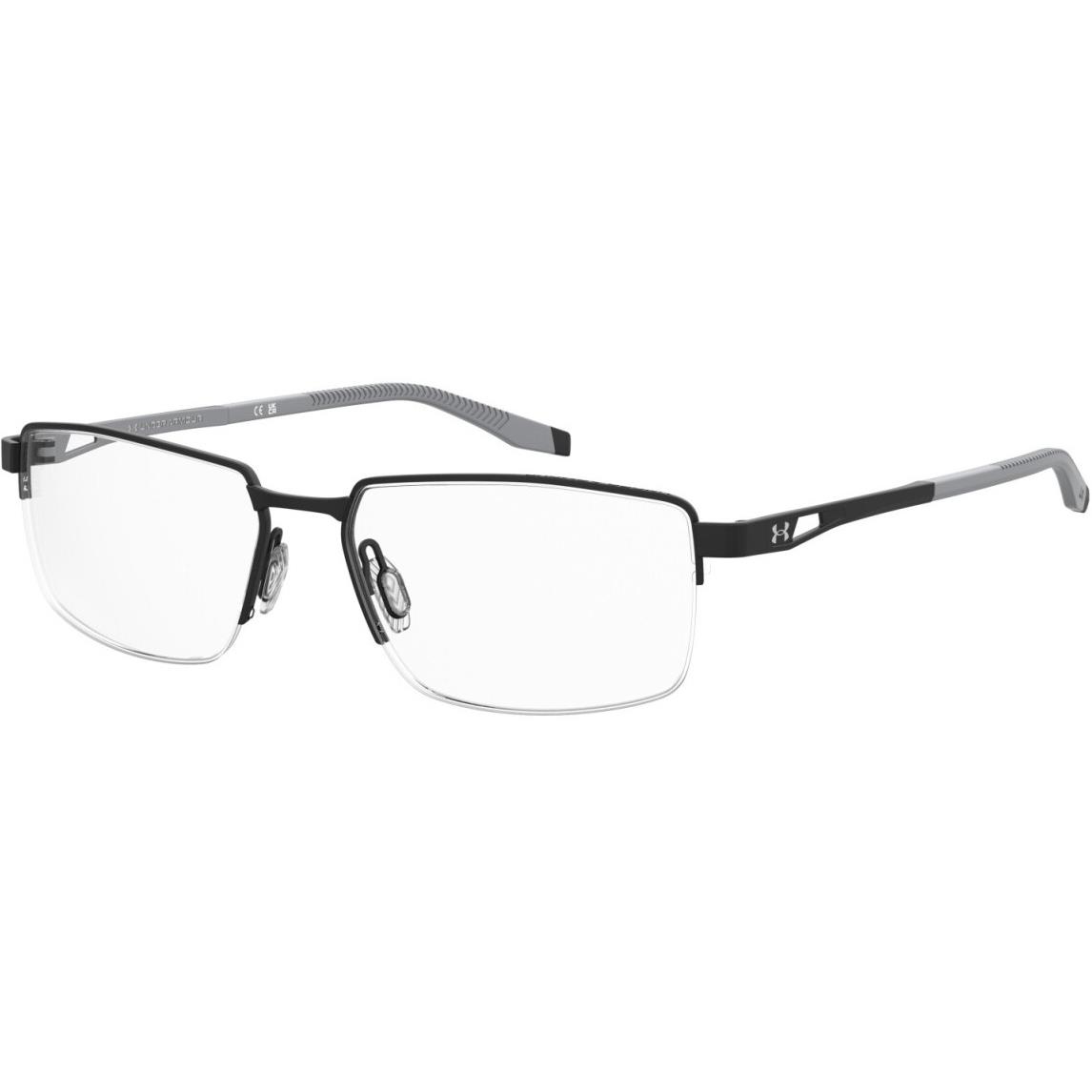 Under Armour UA 5078/G 06W Matte Black Grey Rectangular Men`s Eyeglasses