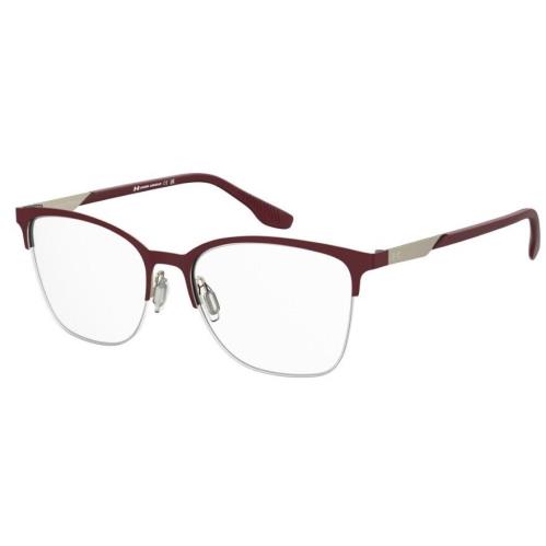 Under Armour UA 5082/G 6K3 Burgundy Rectangular Women`s Eyeglasses