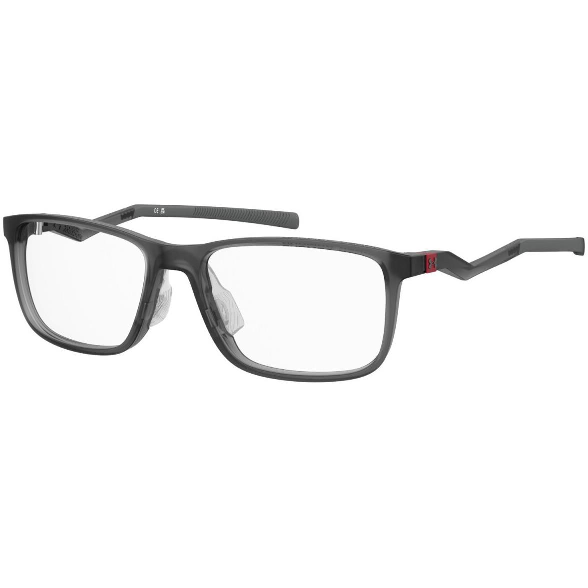 Under Armour UA 5085/G 268 Grey Red Rectangular Men`s Eyeglasses