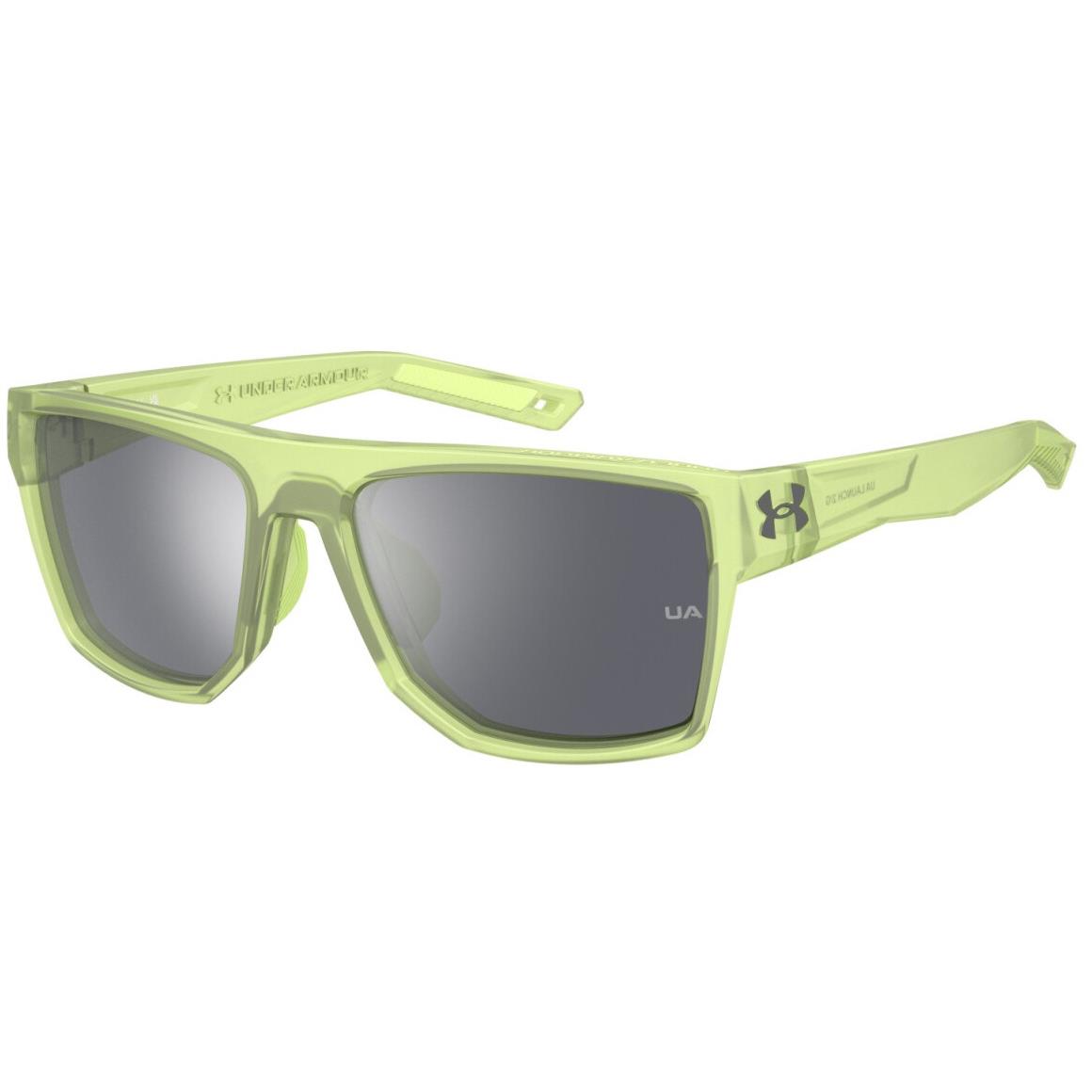 Under Armour UA Launch 2/G B59 Green Crystal/silver Mirrored Men`s Sunglasses