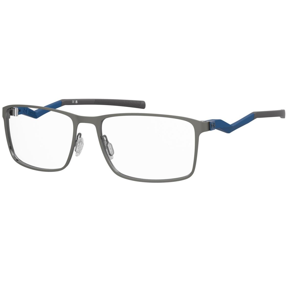 Under Armour UA 5084/G 5UV Dark Ruthenium Blue Rectangular Men`s Eyeglasses