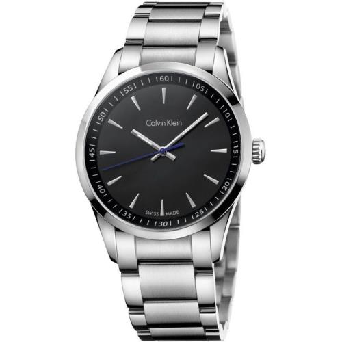 Calvin Klein Bold Men`s Watch Black Dial 41mm Steel Bracelet K5A31141