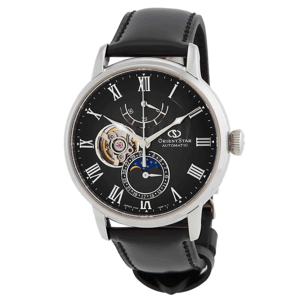 Orient Star Automatic Black Dial Men`s Watch RE-AY0107N00B