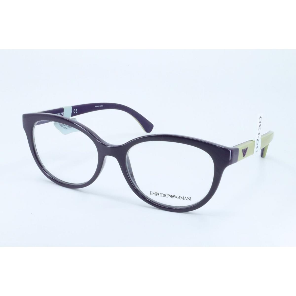 Emporio Armani EA3104 Purple Cat Eye Women Full Rim 54-17-140 Eyeglasses Frames