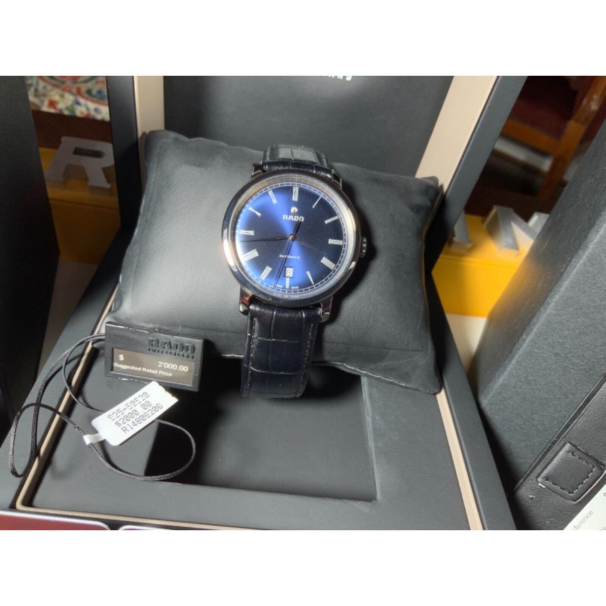 Rado Diamaster Automatic Blue Dial Men`s Watch R14806206