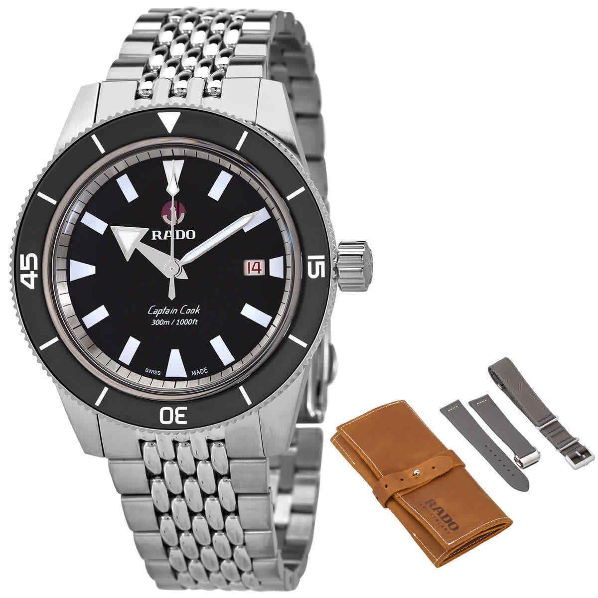 Rado Captain Cook Automatic Grey Dial Men`s Watch R32105103