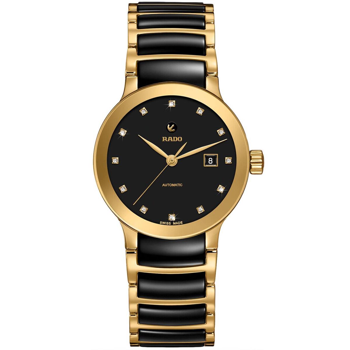 Rado Women`s Centrix Black Dial Watch - R30080762