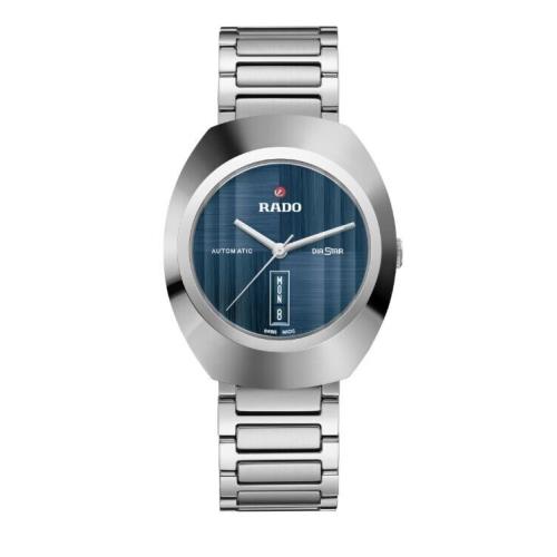 Rado Diastar Ceramos/stainless Steel Blue Dial Unisex Watch R12160213