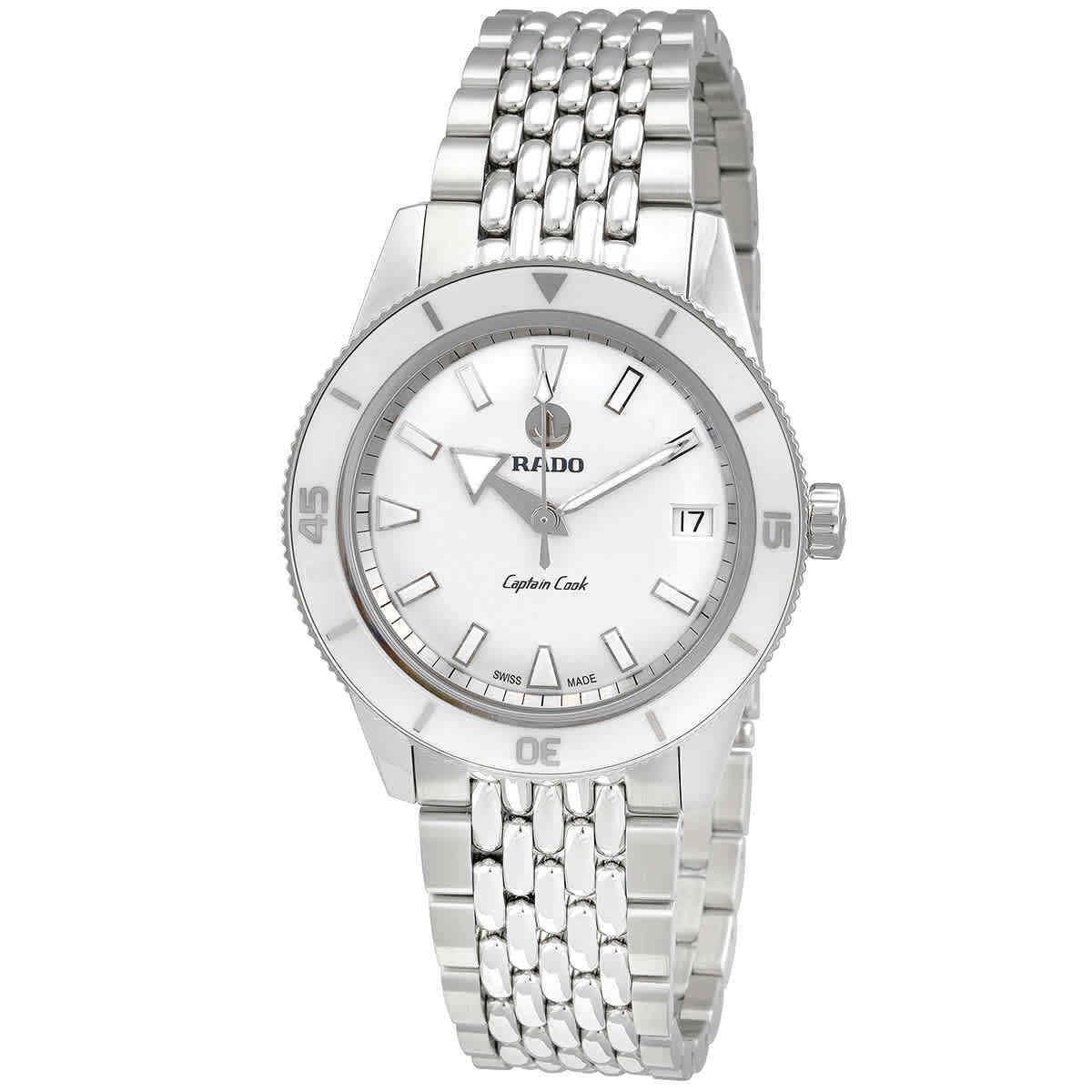 Rado Captain Cook Automatic White Dial Ladies Watch R32500013