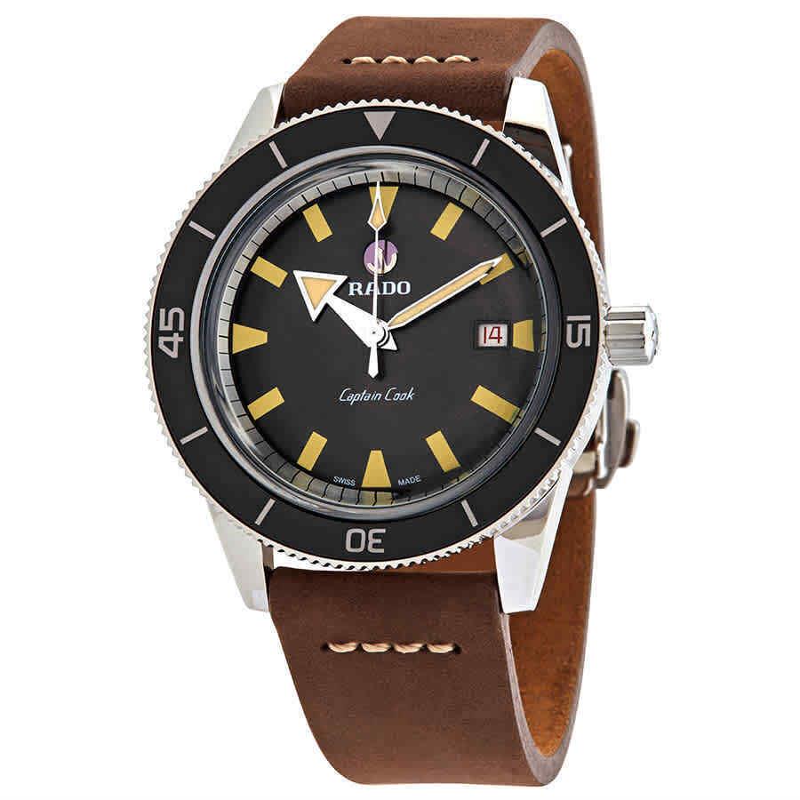 Rado Captain Cook Automatic Brown Dial Men`s Watch R32505305