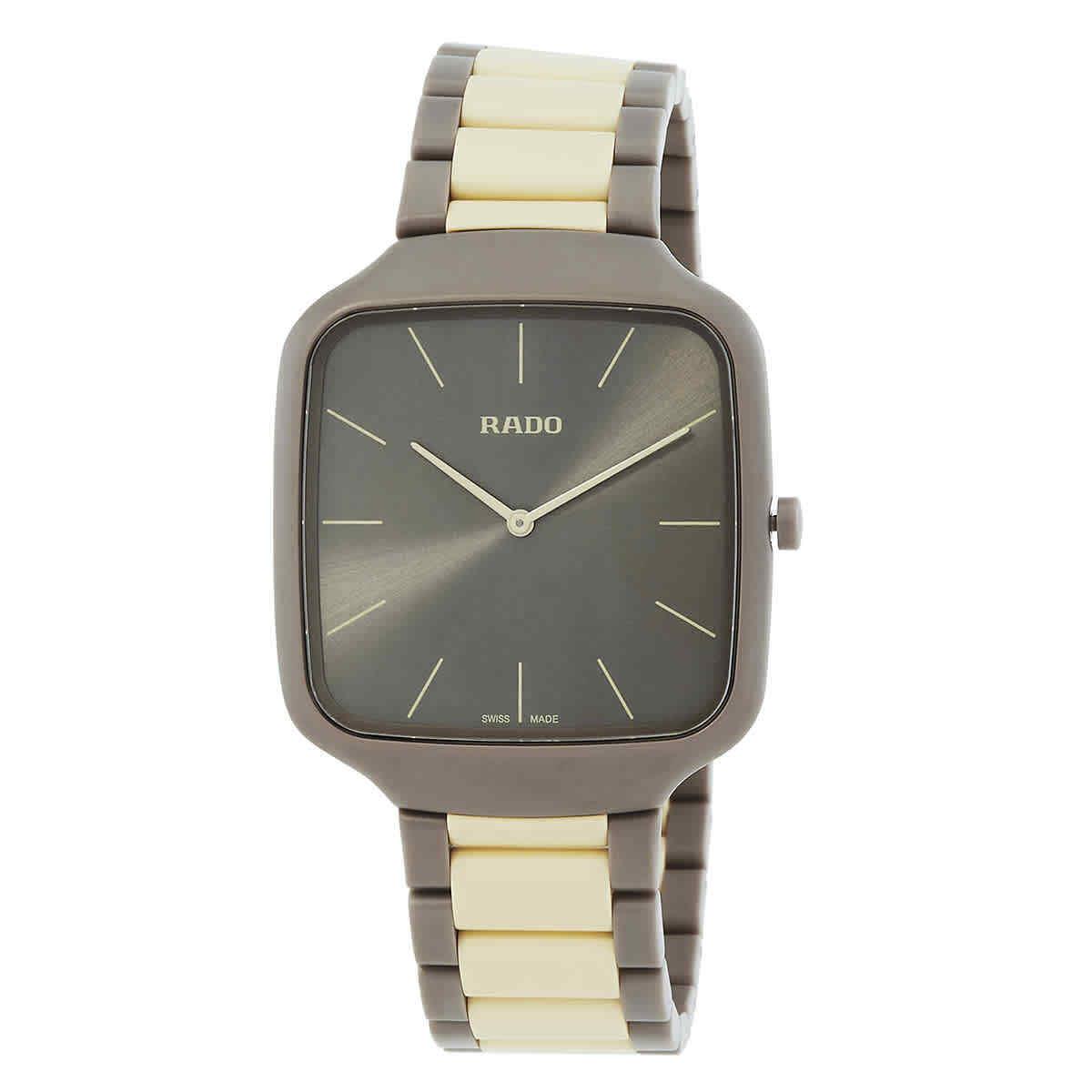 Rado True Square Thinlin Quartz Grey Dial Unisex Watch R27046172