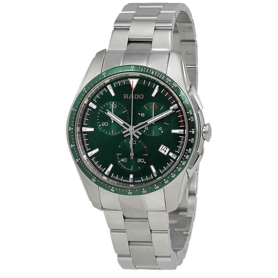 Rado Hyperchrome Chronograph Green Dial Men`s Watch R32259313