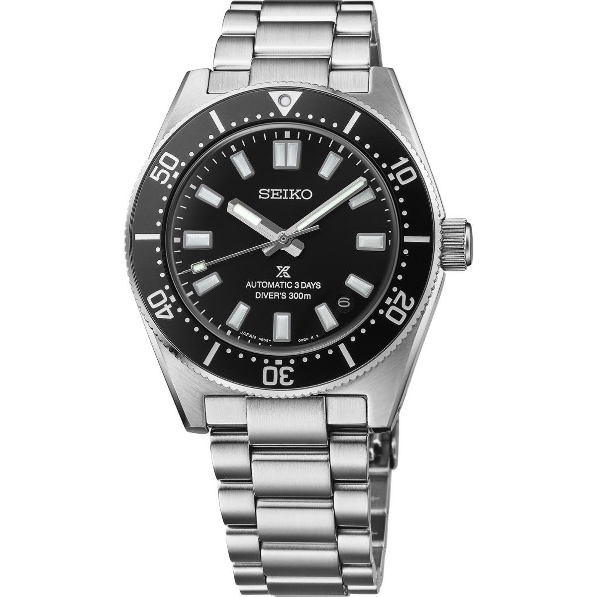 Seiko Prospex 1965 Diver`s Modern Re-interpretation 40mm Black Dial Watch SPB453