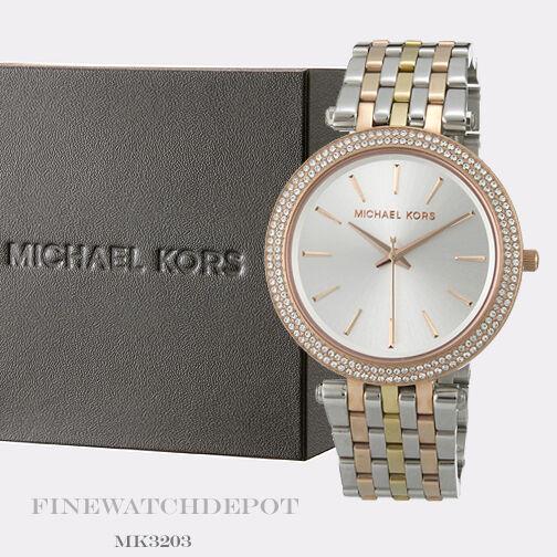 Michael Kors Ladies Stainless Steel Darci Round Bracelet Watch MK3203