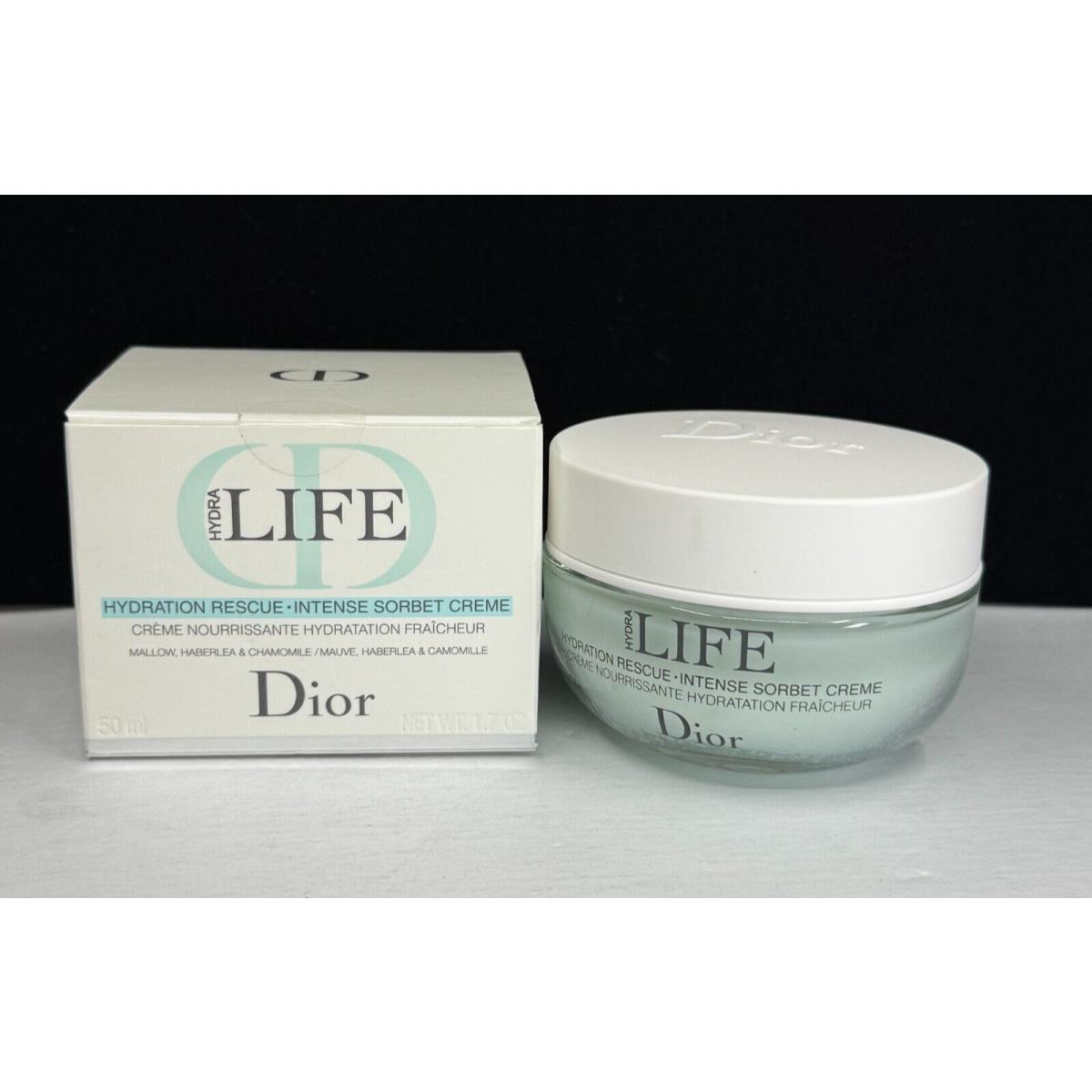 Christian Dior Hydra Life Hydration Rescue Intense Sorbet Creme 50ml 1.7 oz