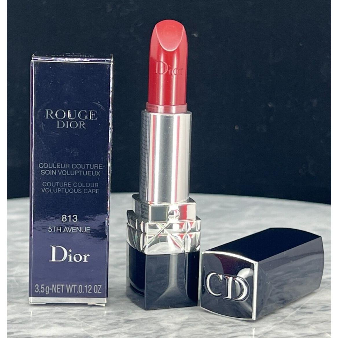 Christian Dior Rouge Dior Lipstick 813 5TH Avenue 0.12 oz Rare