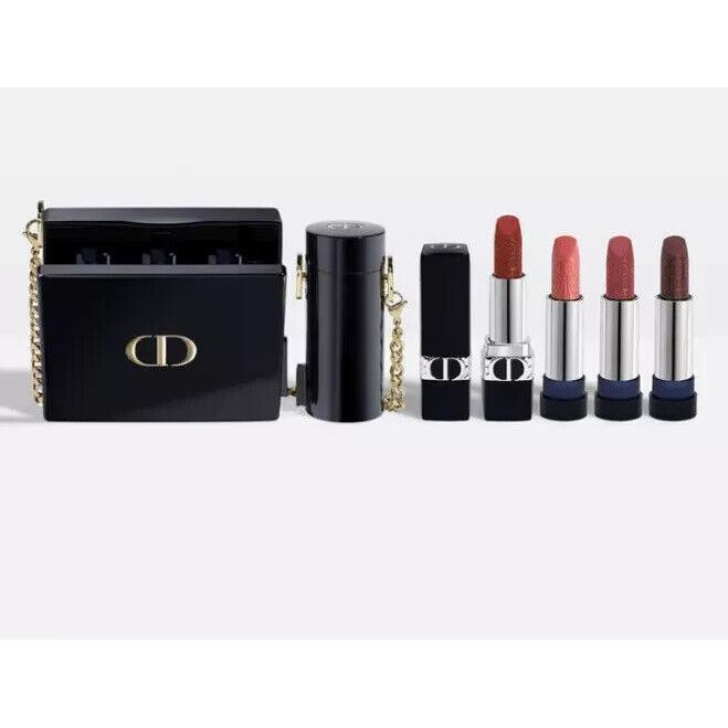 Dior Rouge Dior Minaudi re Clutch and Lipstick Set - Limited Edition