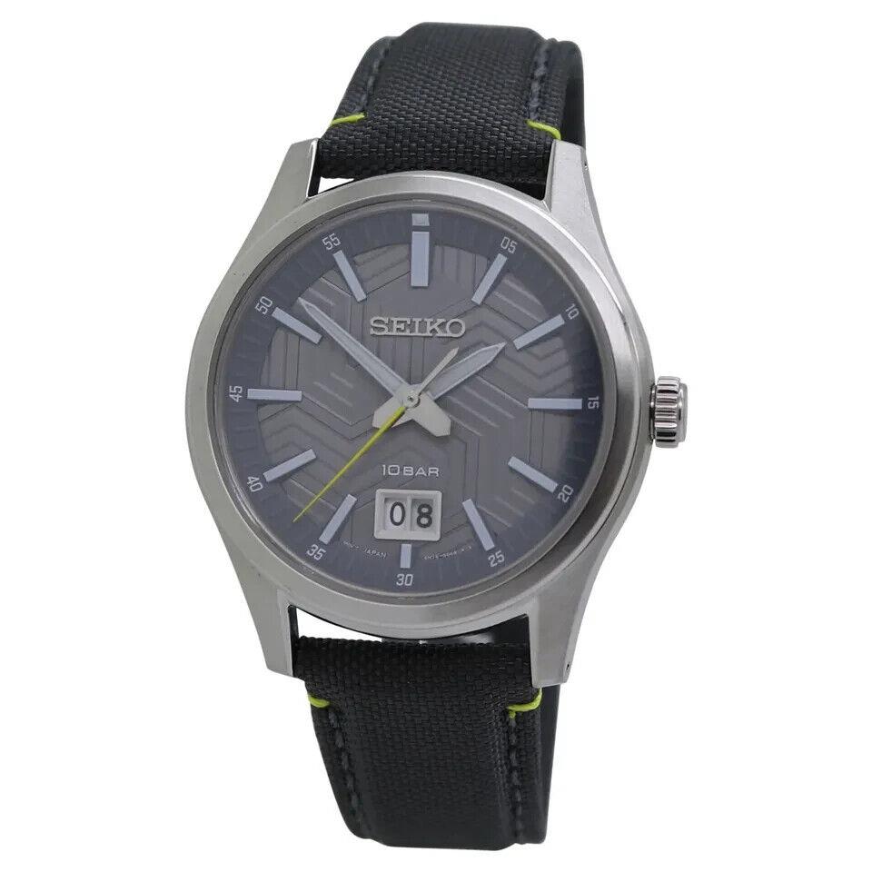 Seiko Men`s Essentials SUR543 10bar Nylon Band Watch