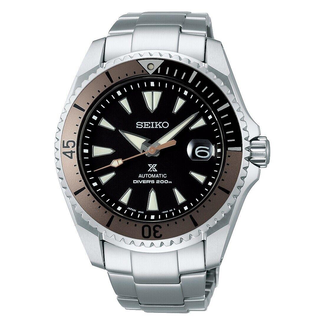 Seiko Prospex 200M Divers Shogun Men`s Titanium Bracelet Watch SPB189