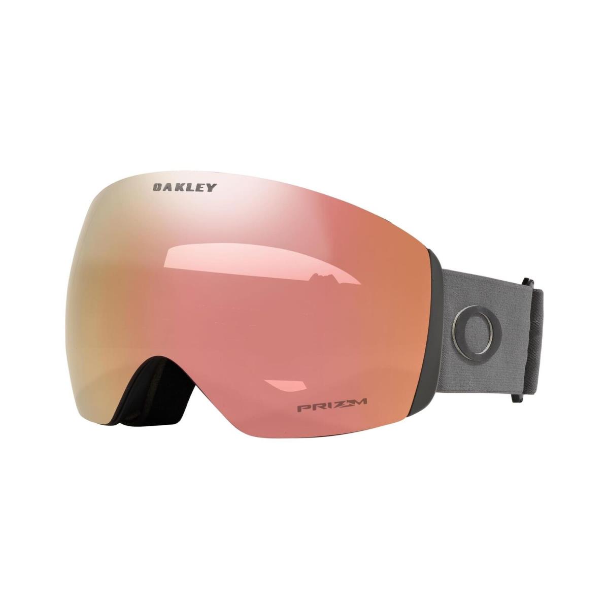 Oakley Flight Deck Large Forged Iron Wprizm Rose Gold Snow Goggle - Frame: Rose Gold