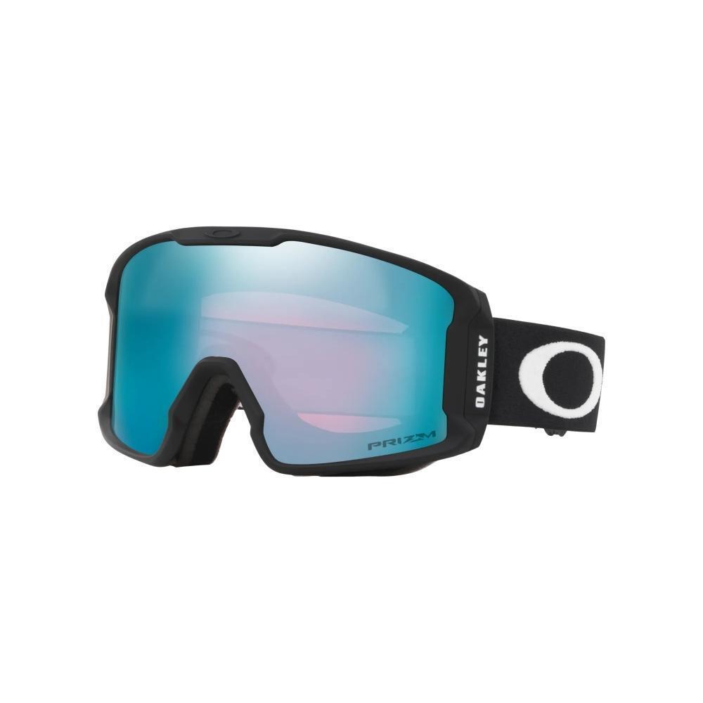 Oakley Line Miner M Snow Goggles Black Strap Prizm Snow Sapphire Iridium Lens