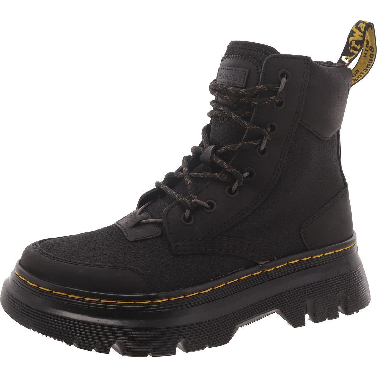 Dr. Martens Womens Tarik TG Black Combat Lace-up Boots 7 Medium B M 5228