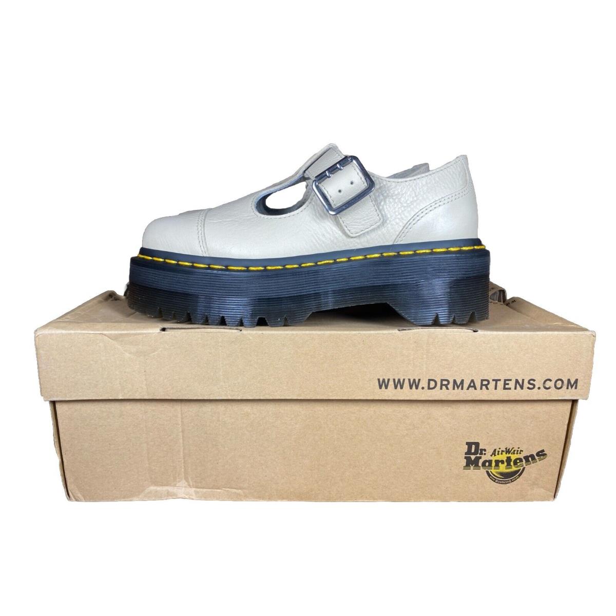 Doc Dr Martens Bethan Leather Shoes 30617292 - Beige Women`s US Size 5