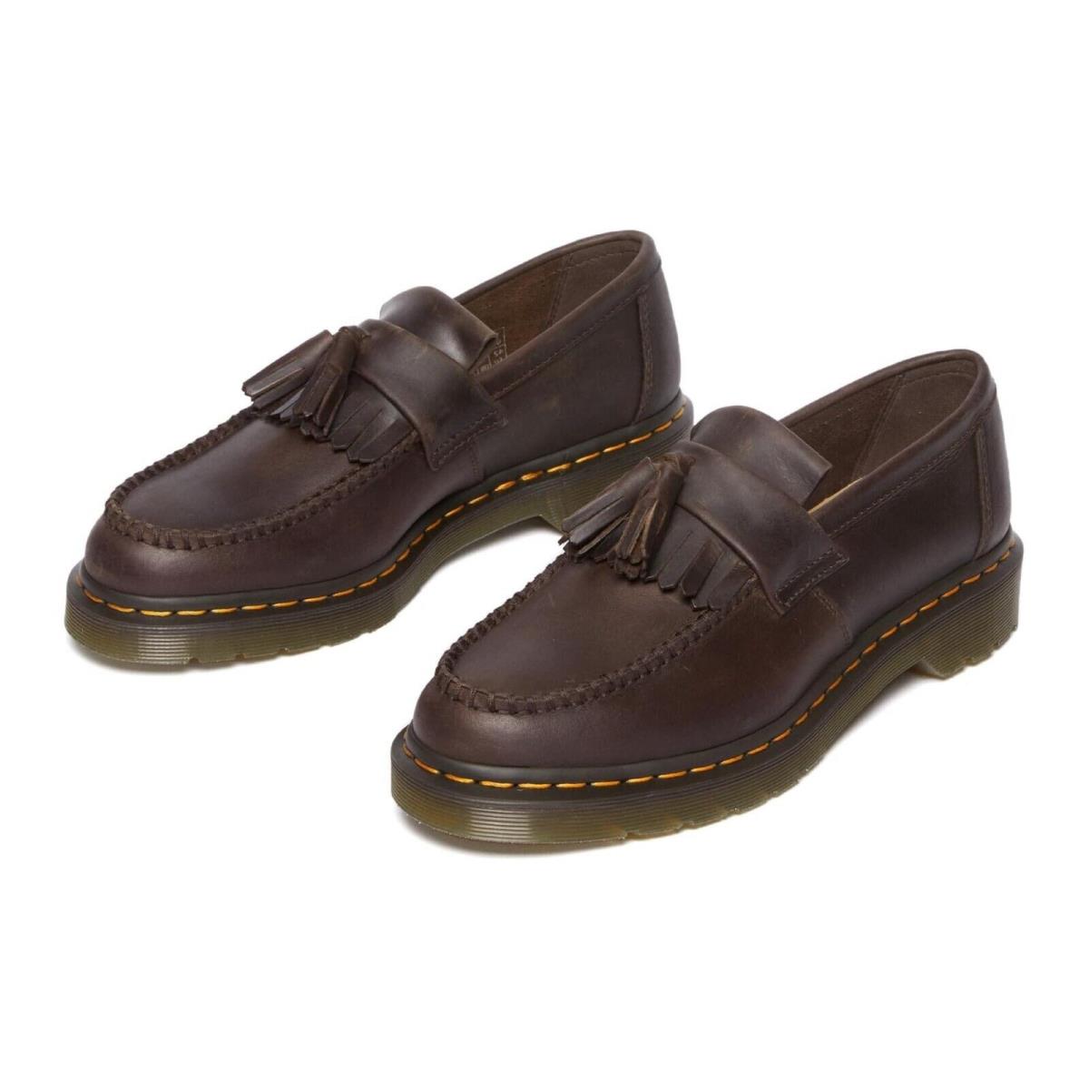 Dr. Martens Z30127 Mens Dark Brown Leather Adrian Loafer Size US 13 EU 48