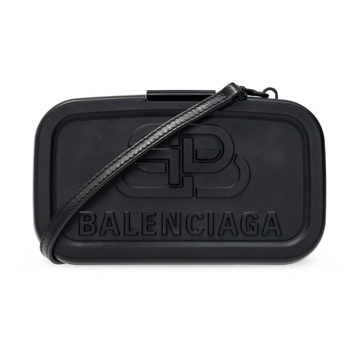 Balenciaga Lunch Box Black Small Shoulder Bag 638207