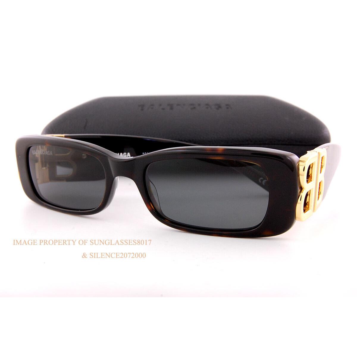 Balenciaga Sunglasses BB 0096/S-002 Havana/gold/grey For Women