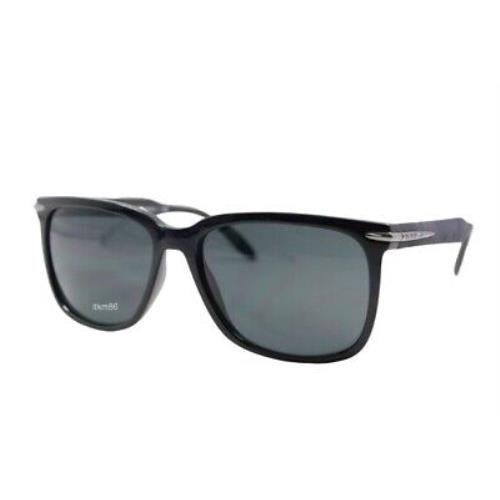 Michael Kors Jackson MK2096-333287 Black / Dark Grey Solid Sunglasses