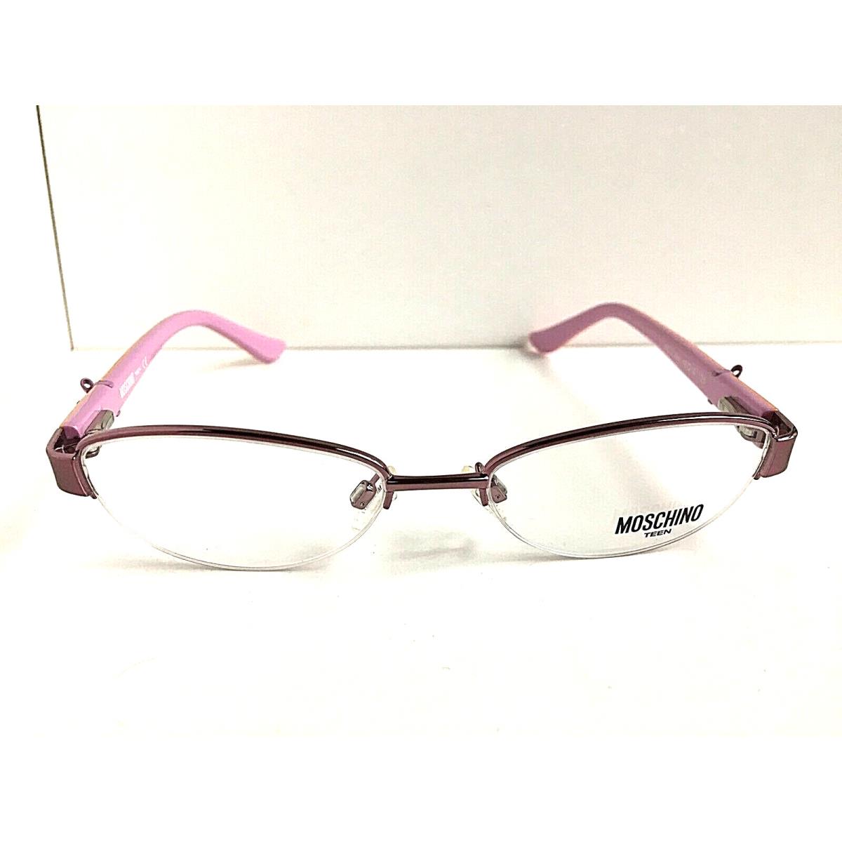 Girls Moschino MO 17304 48mm Gold Semi-rimless Girl`s Eyeglasses Frame