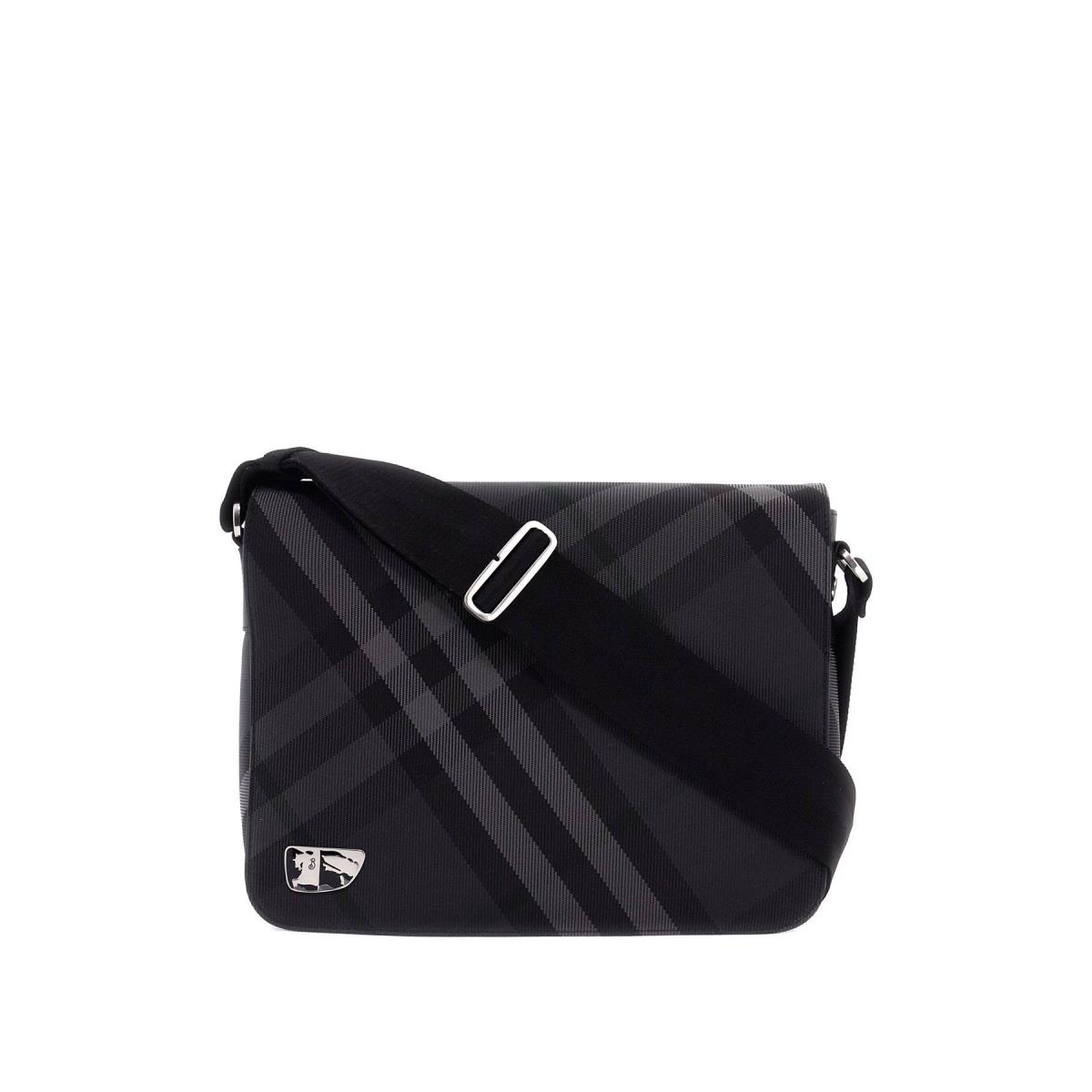 Burberry Eredcheckered Nylon Messenger Bag