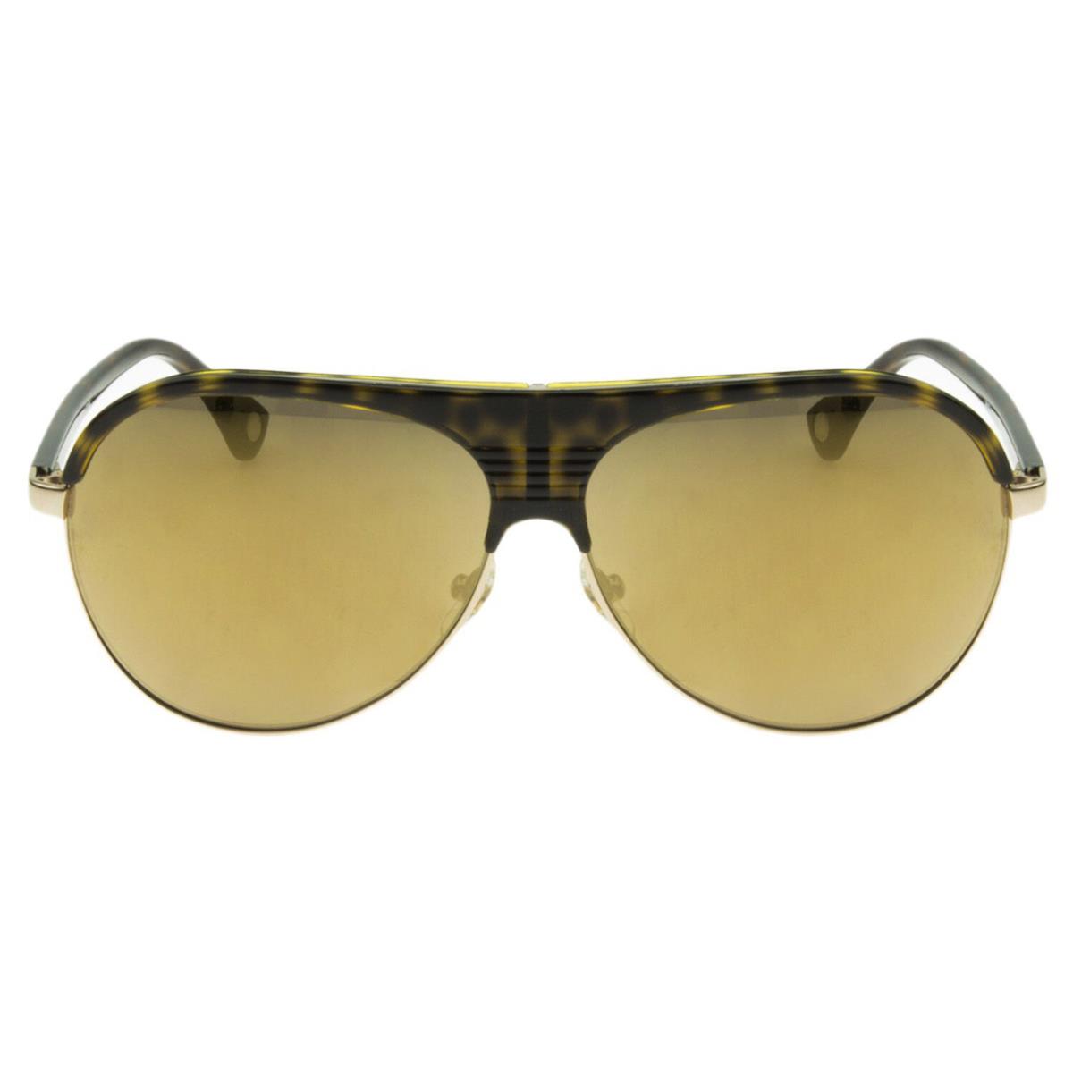 Michael Kors Borden Tortoise Frame Gold Mirror Lens Aviator Designer Sunglasses