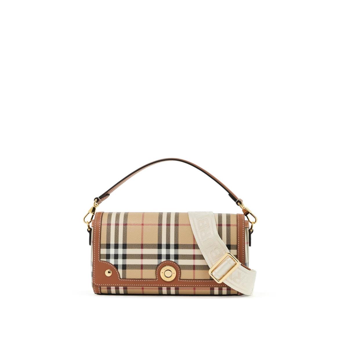 Burberry `shoulder Bag Check Pattern Notes