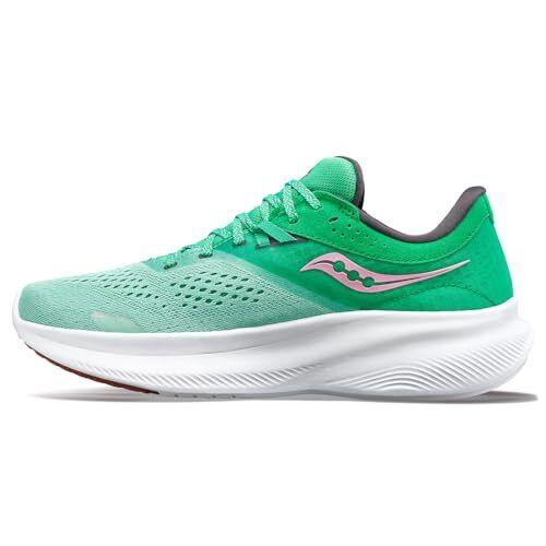 Saucony Women`s Ride 16 Sneaker Sprig/peony 5