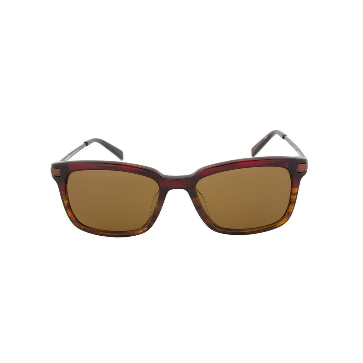 Michael Kors Carter MKS350M 649 Burgundy Horn Frame Brown Lens Sunglasses