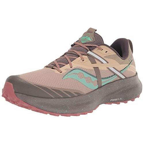 Saucony Women`s Ride 15 TR Hiking Shoe Desert/sprig 12 - Desert/Sprig